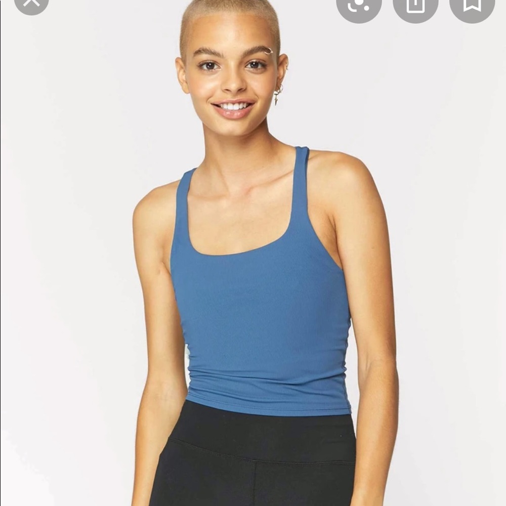 Spiritual Gangster ribbed racerback cropped cami